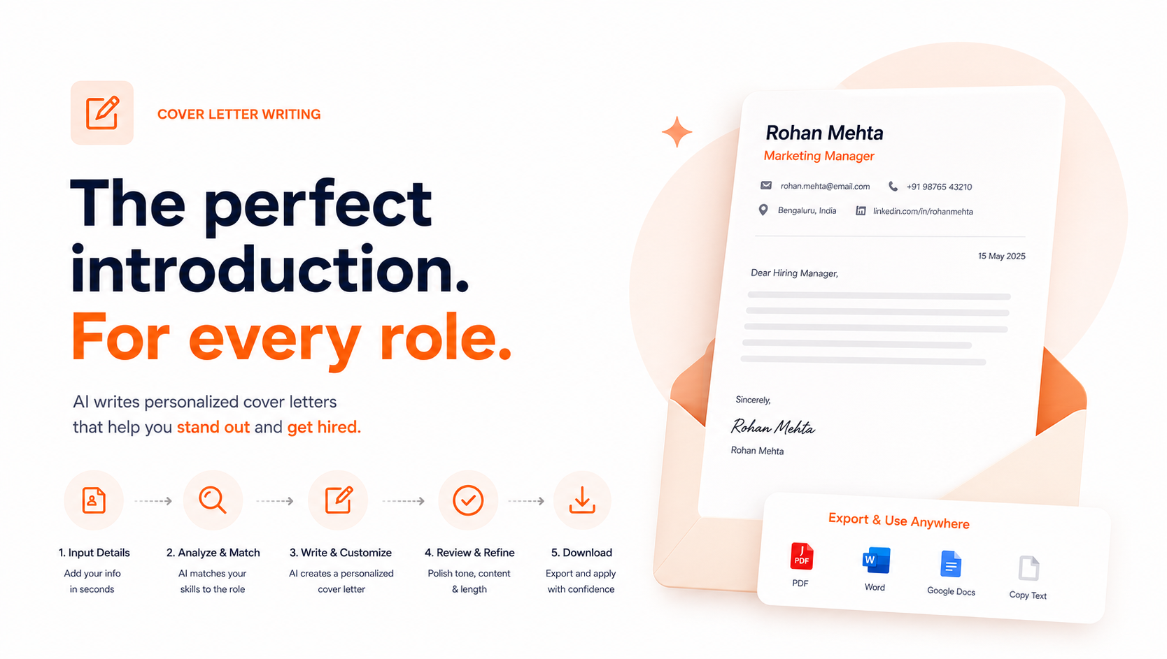 Cover Letter Writing