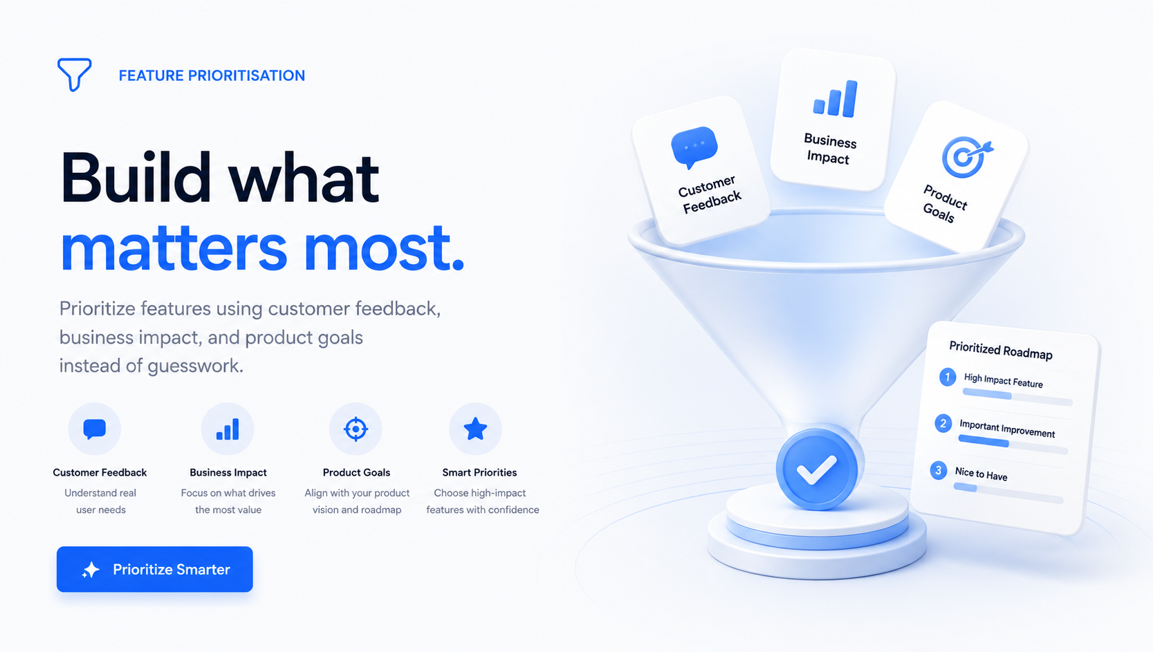 Feature Prioritisation